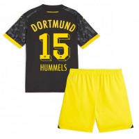 Borussia Dortmund Mats Hummels #15 Replika babykläder Bortaställ Barn 2023-24 Kortärmad (+ korta byxor)